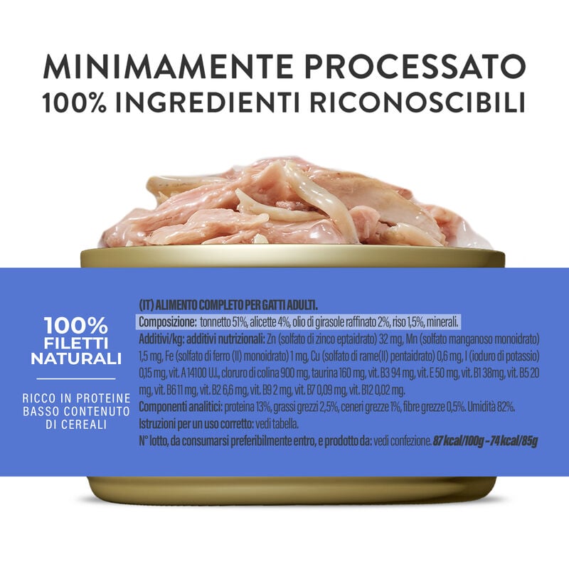 Schesir Complete Nutrition Cat Tonno e alicette jelly 140g
