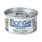 Monge Monoprotein Cat Adult Sfilaccetti Pollo con Piselli 80 gr