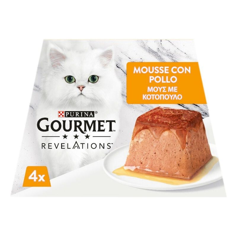 Gourmet Revelation Cat Mousse con Pollo 4 x 57 gr