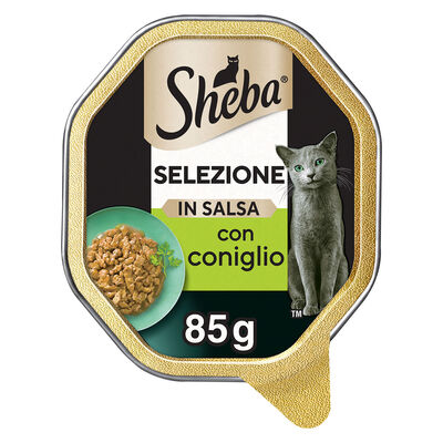 Sheba Cat Selezione in salsa con coniglio 85gr