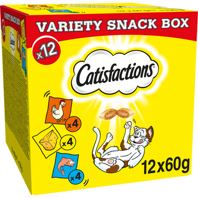 Catisfaction Variety Box Snack gusti assortiti 12x60 gr