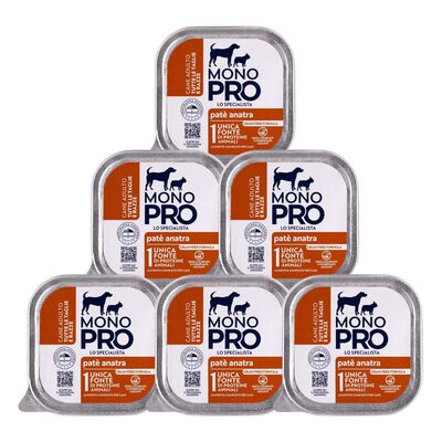 Monopro Dog All Breeds Pat&eacute; Anatra 150gr 