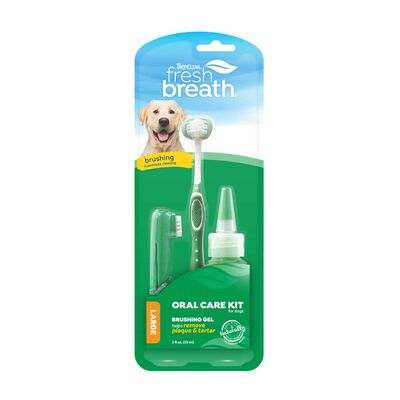 Tropiclean Oral care dog kit large