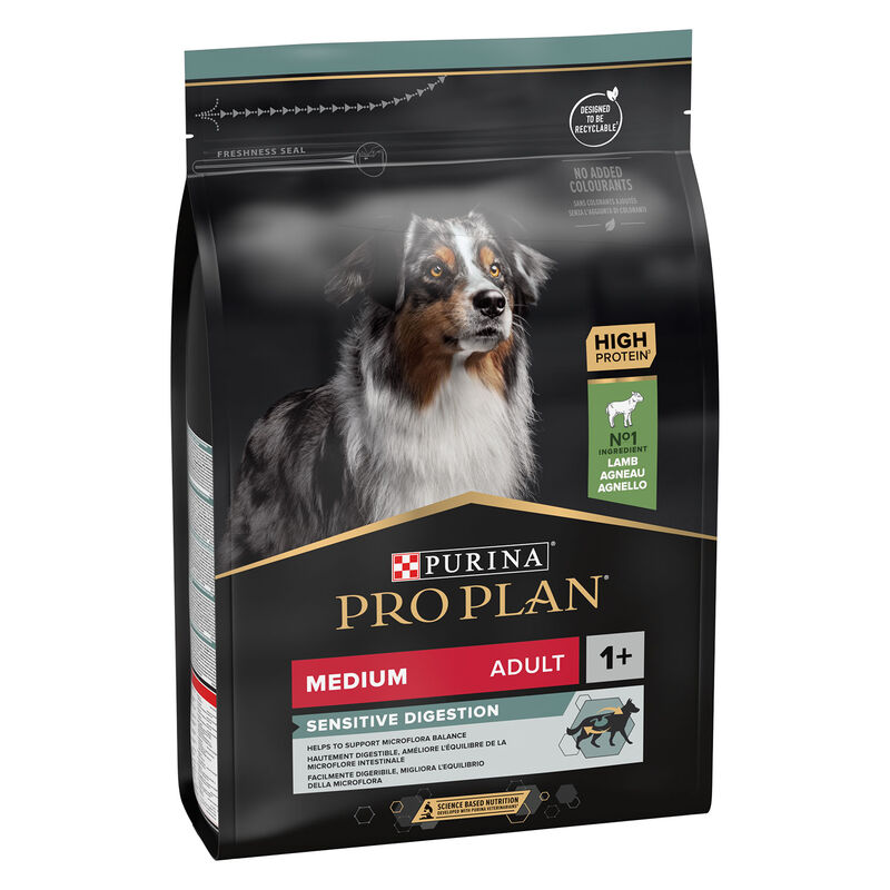 Purina Pro Plan Dog Adult Medium Sensitive Digestion Agnello 3 kg