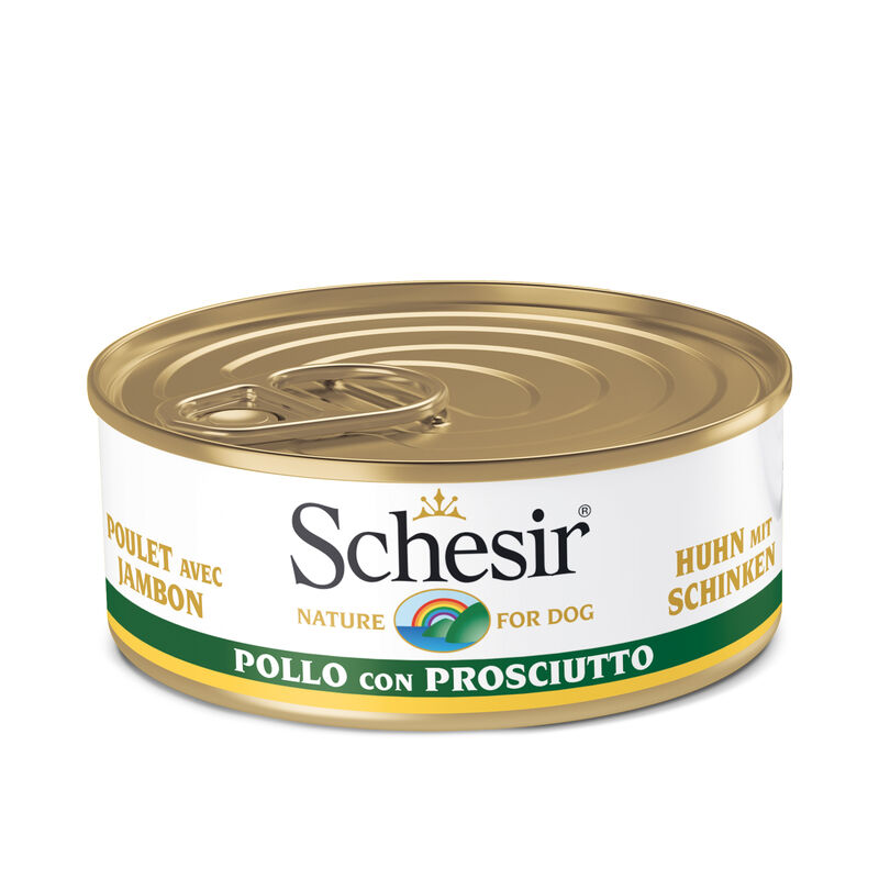 Schesir Dog Pollo Prosciutto 150 gr L'Isola dei Tesori