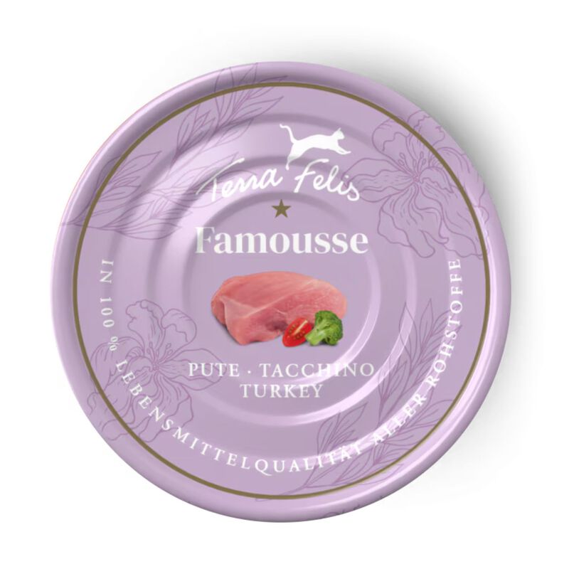 Terra Felis Famousse Cat Adult Tacchino 80 gr
