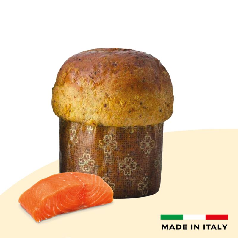 Leopet Pangattone panettone al salmone per gatti 60 gr