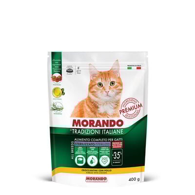 Morando Tradizioni Italiane Cat Adult Steril con Pollo 400gr