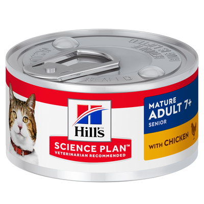 Hill's Science Plan Cat Mature Adult con Pollo lattina 82 gr.