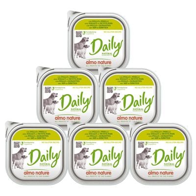Almo Nature Daily Dog Adult Pollo Piselli 300gr