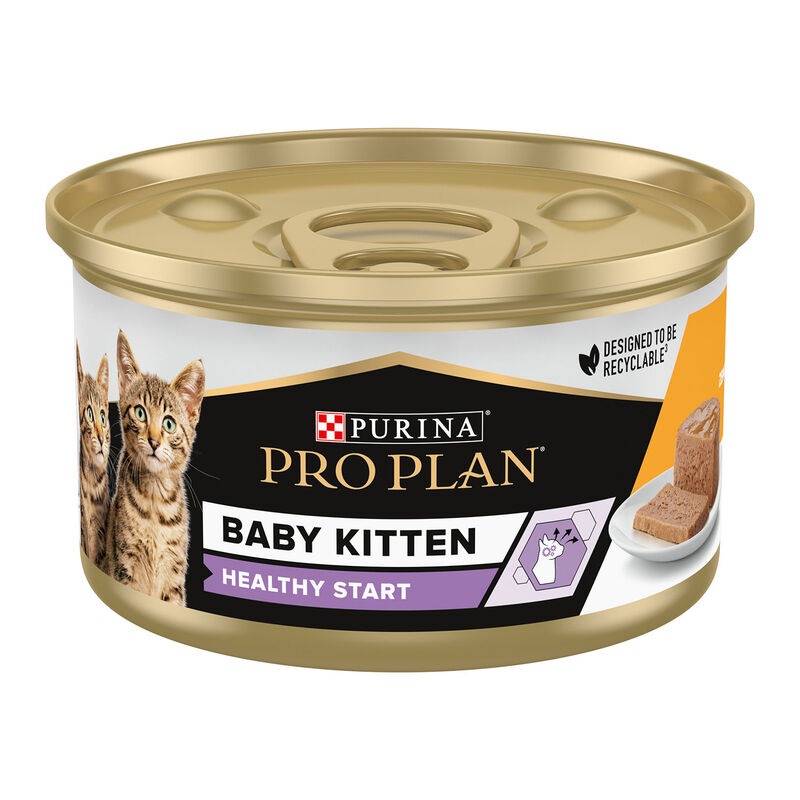 Purina Pro Plan Cat Baby Kitten Mousse Ricco in Pollo 85 gr