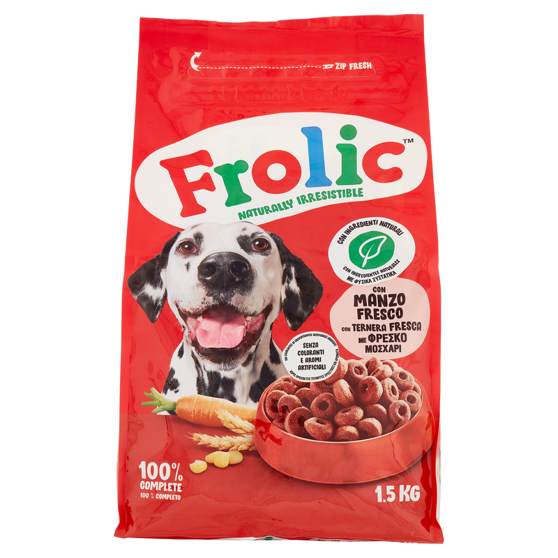 Frolic Dog con Manzo fresco 1,5 kg