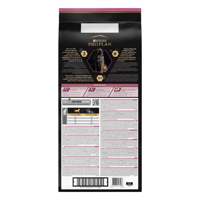 Purina Pro Plan Dog Adult Large Robust Sensitive Skin Salmone 14 kg