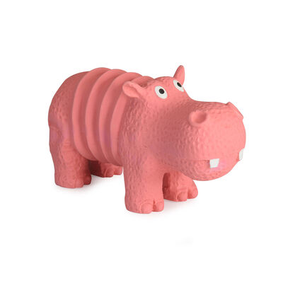 Camon Gioco per Cani Ippopotamo Rosa con squeaker