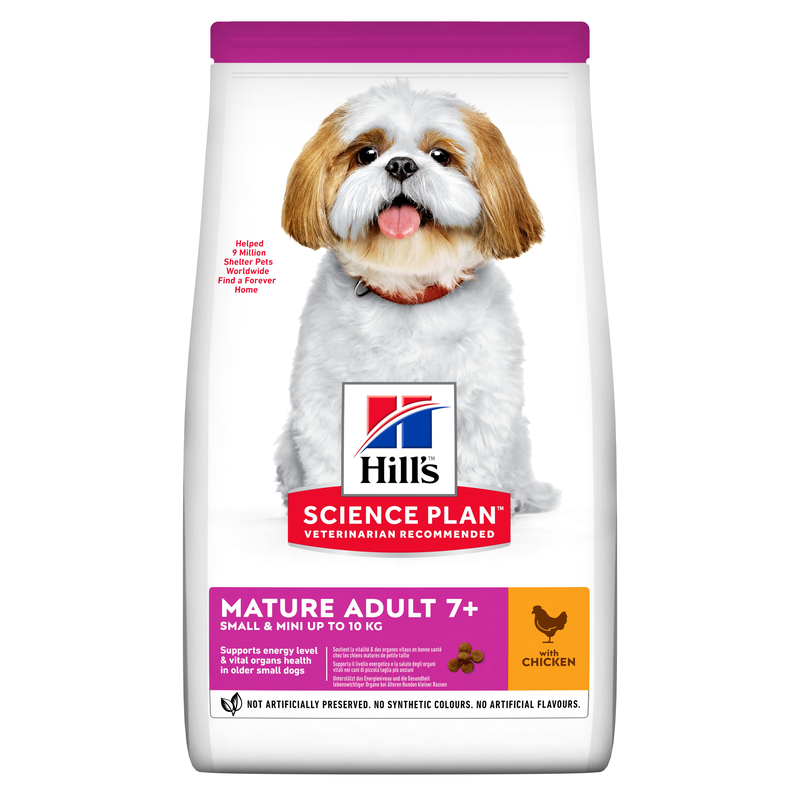 Hill's Science Plan Dog Small & Mini Mature Adult 7+ con Pollo 300 gr.