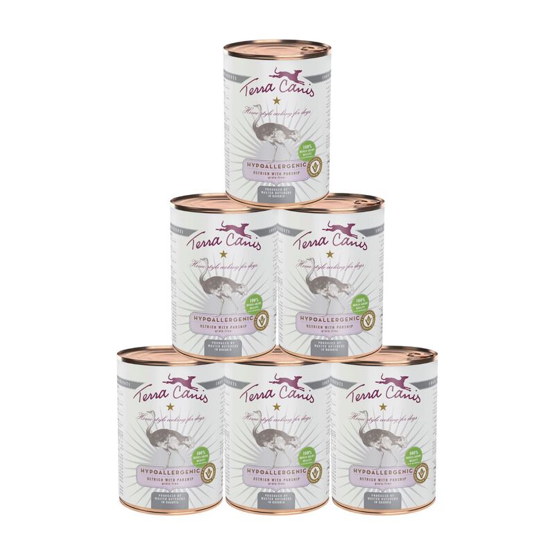 Terra Canis Dog Ipoallergenico Struzzo con Pastinaca 400 gr