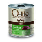 O-life Dog Adult All breeds Pezzettoni di Cinghiale con prosciutto 400gr image number 0