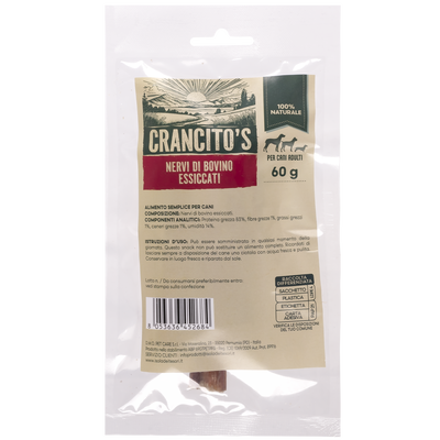 Crancito's Dog Adult nervi di bovino essiccati 60 gr