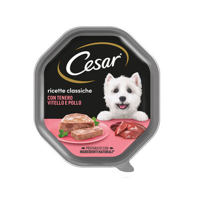 Cesar Dog Ricette Classiche Vitello e Pollo 150 gr