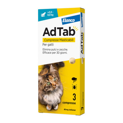 Elanco Cat Adtab Antiparassitario gatti 2-8 kg