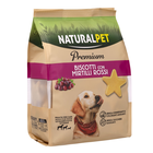 Naturalpet Premium Dog Adult Biscotti con Mirtilli rossi 300gr image number 0