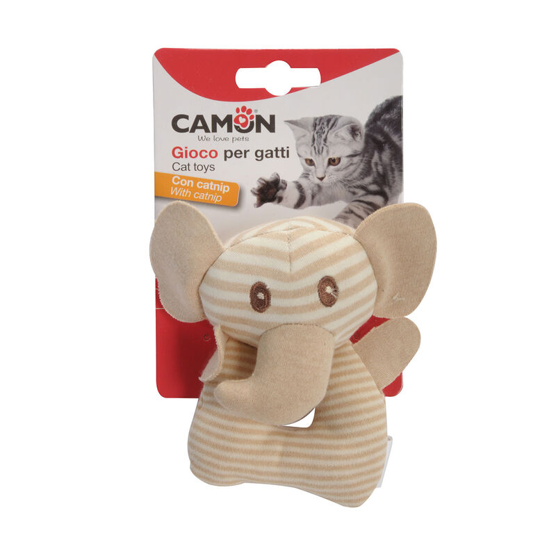 Camon Gioco Elefante, Leone, Orso, Gufo Assortiti con catnip per Gatti