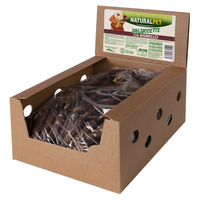 Naturalpet Dog Salsiccette gusto Agnello 7 gr