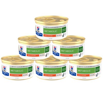Hill's Prescription Diet Metabolic Alimento Umido per gatti con Pollo 85 gr