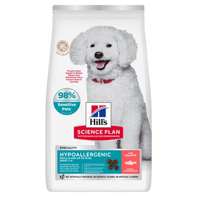 Hill's Science Plan Hypoallergenic Dog Adult Small & Mini Salmone 6 Kg