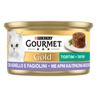 Gourmet Gold Tortini Cat Adult con Agnello e Fagiolini 85 gr