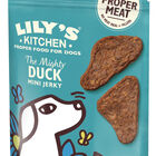 Lily's Kitchen Dog Adult Snack The Mighty Duck Mini Jerky, Striscette di Anatra 70 gr