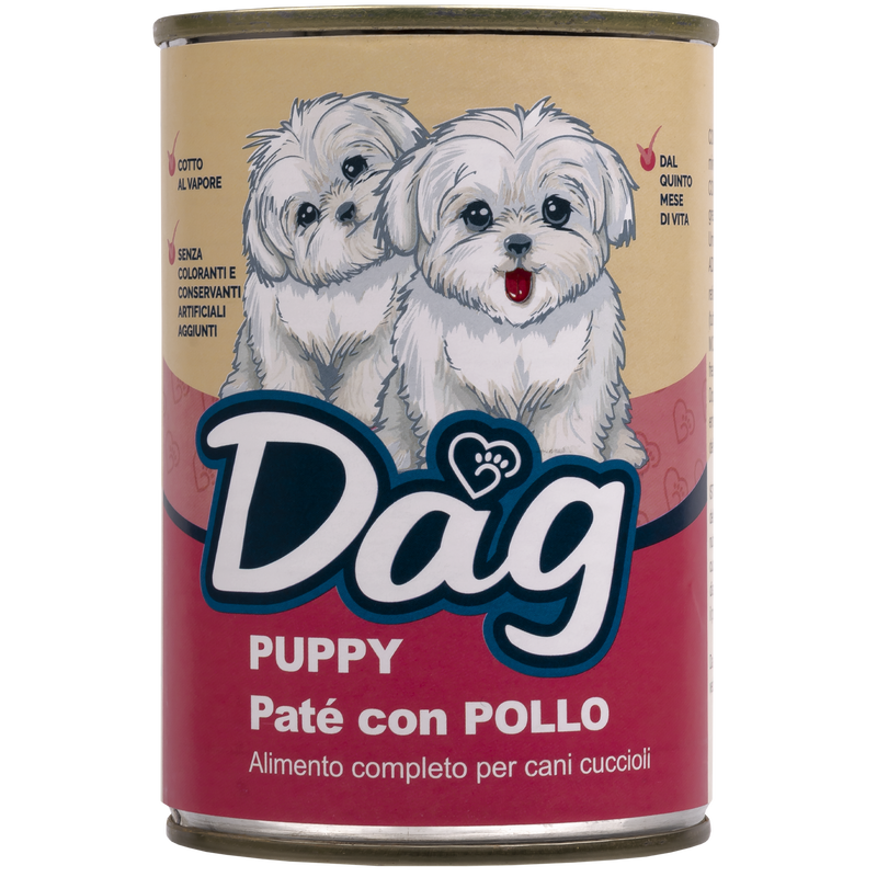Dag Puppy Paté con Pollo 400gr
