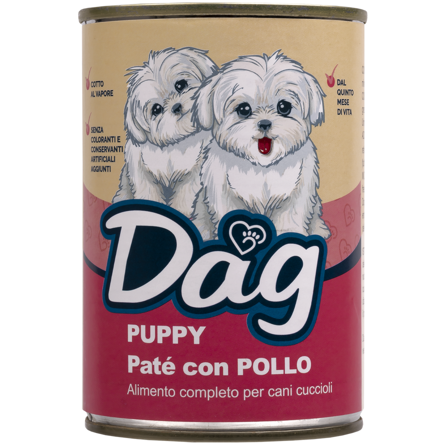 Dag Puppy Pat&eacute; con Pollo 400gr