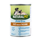 Naturalpet Prime Orme Puppy Paté ricco in Tacchino 400gr