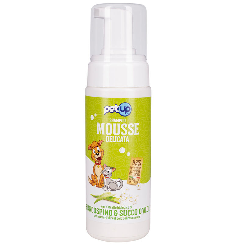 Petup Shampoo mousse delicata camomilla e riso 200 ml