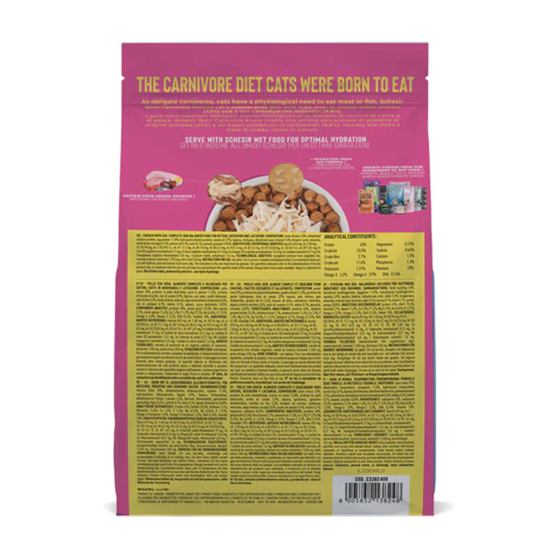 Schesir Born Carnivore Kitten Pollo con Uovo 1,25 kg