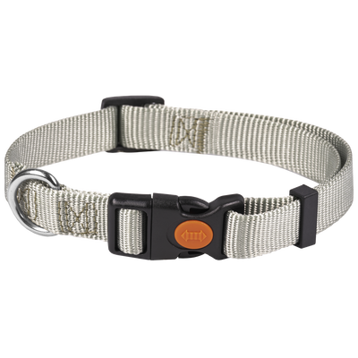 Petup collare nylon a sgancio 12 mm Grigio