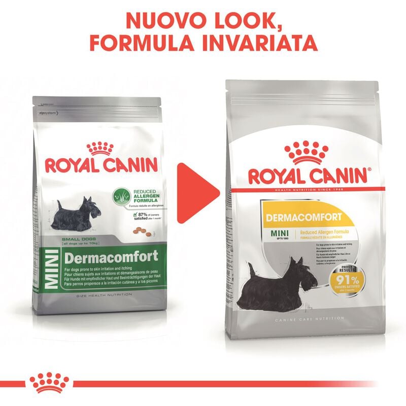 Royal Canin Dog Adult e Senior Mini Dermacomfort 3 kg