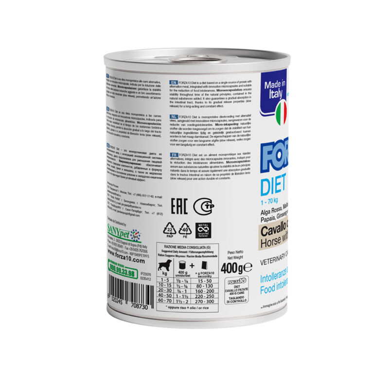 Forza10 Mono Diet Dog Cavallo con patate 400gr