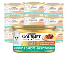 Gourmet Gold Cat Adult Dadini in Salsa con Coniglio e Carote 85 gr image number 0