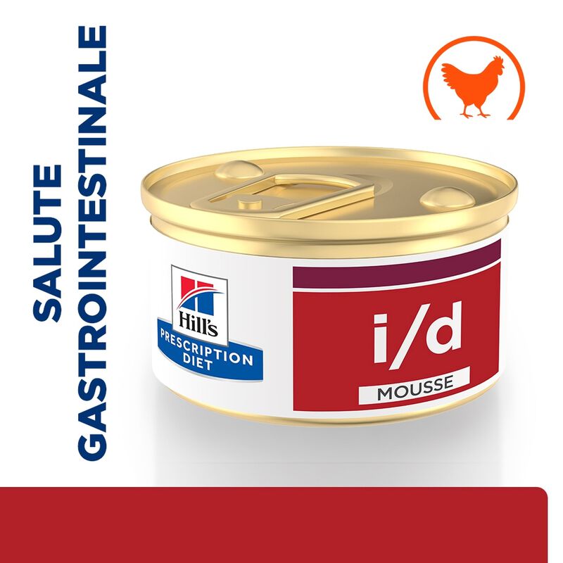 Hill's Prescription Diet i/d Cibo umido per gatti adulti con Pollo 85 gr