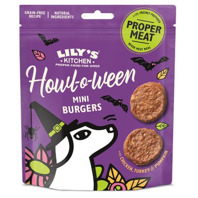 Lily's Kitchen Mini Burger Howloween Snack per cani 70 gr