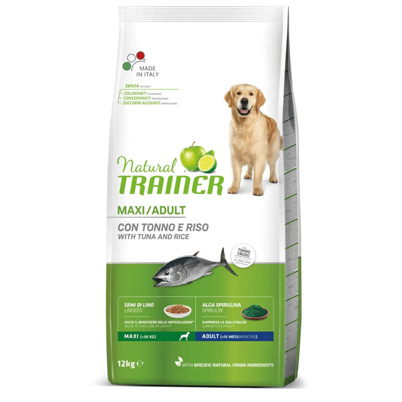 Trainer Natural Dog Maxi Adult Pesce e riso 12 kg