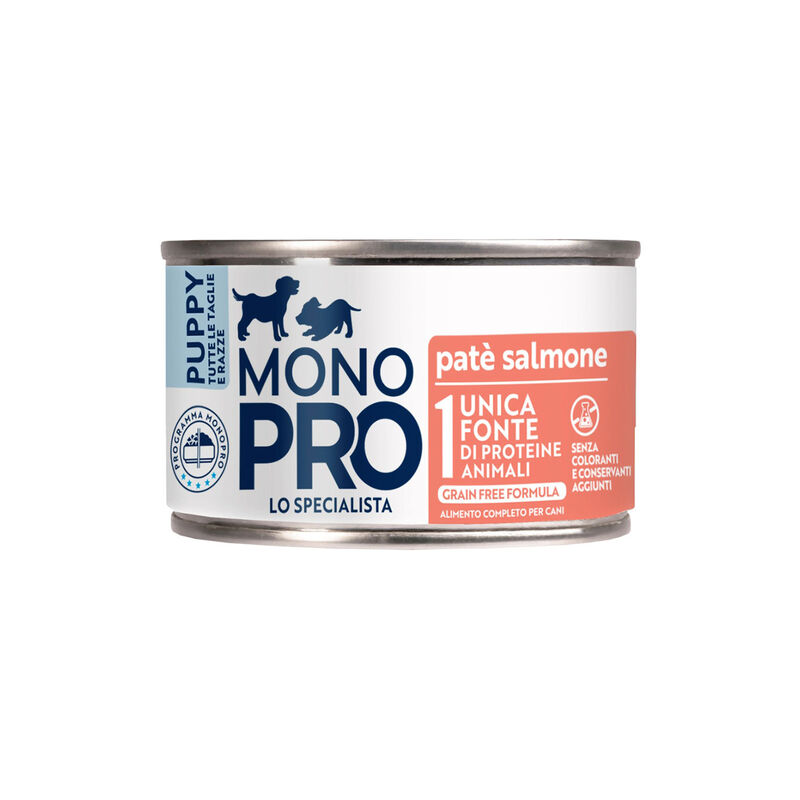 Monopro Puppy All breeds paté Salmone 150 gr