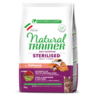 Natural Trainer Cat Adult Sterilised Salmone 3 kg