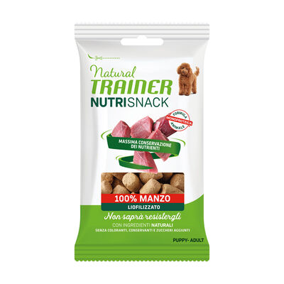 Natural Trainer Freeze Dried Nutrisnack Manzo 20G
