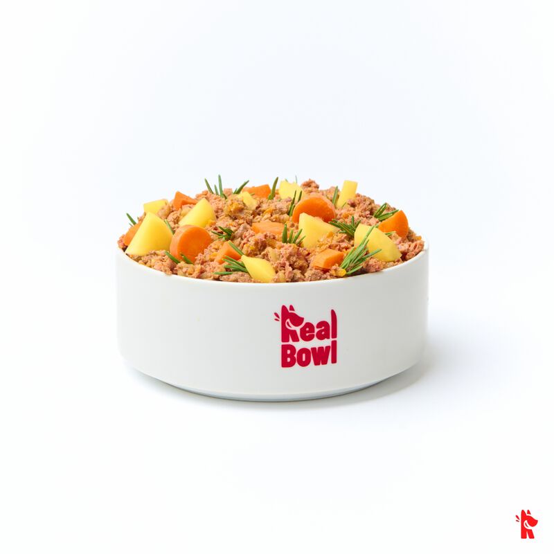 Real Bowl Alimento umido per cani adulti di taglia piccola Tacchino 150 gr