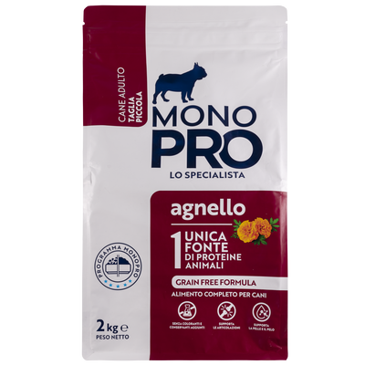 Monopro Dog Adult Mini Grain Free Agnello 2 kg