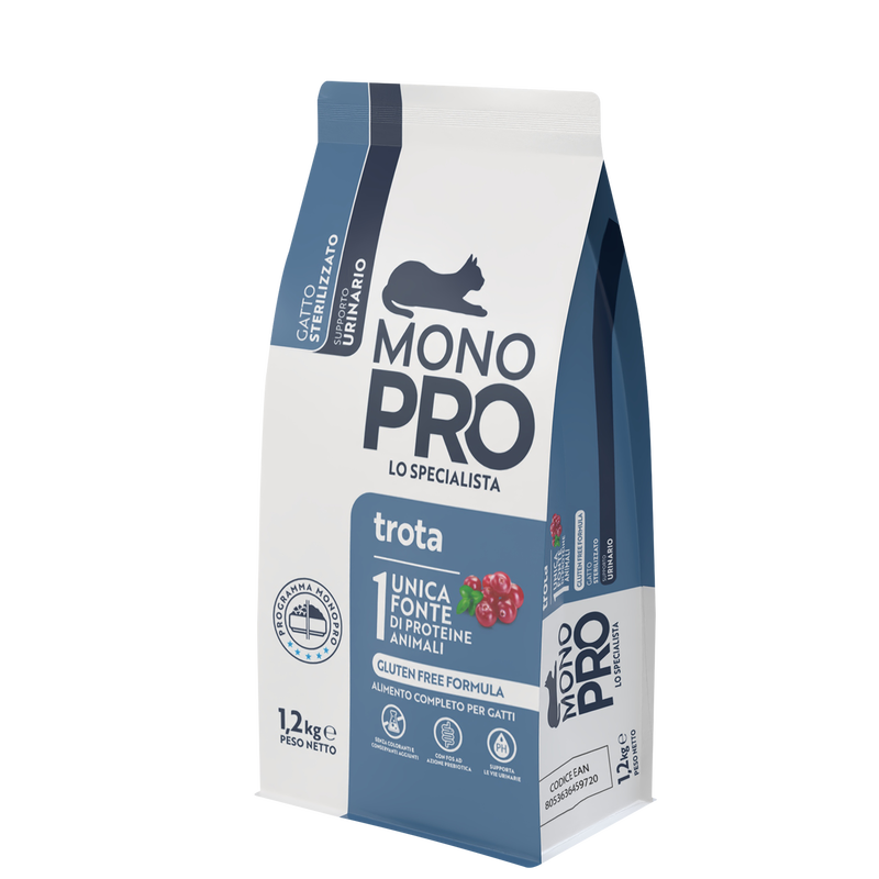 Monopro Cat Sterilised Trota 1,2 kg