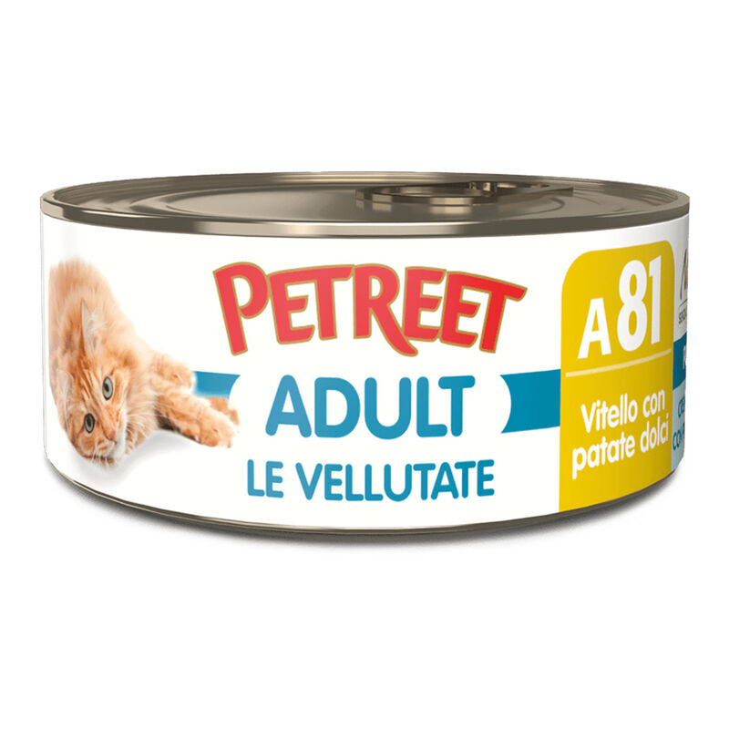 Petreet Cat Vellutate Vitello con patate dolci 70 gr